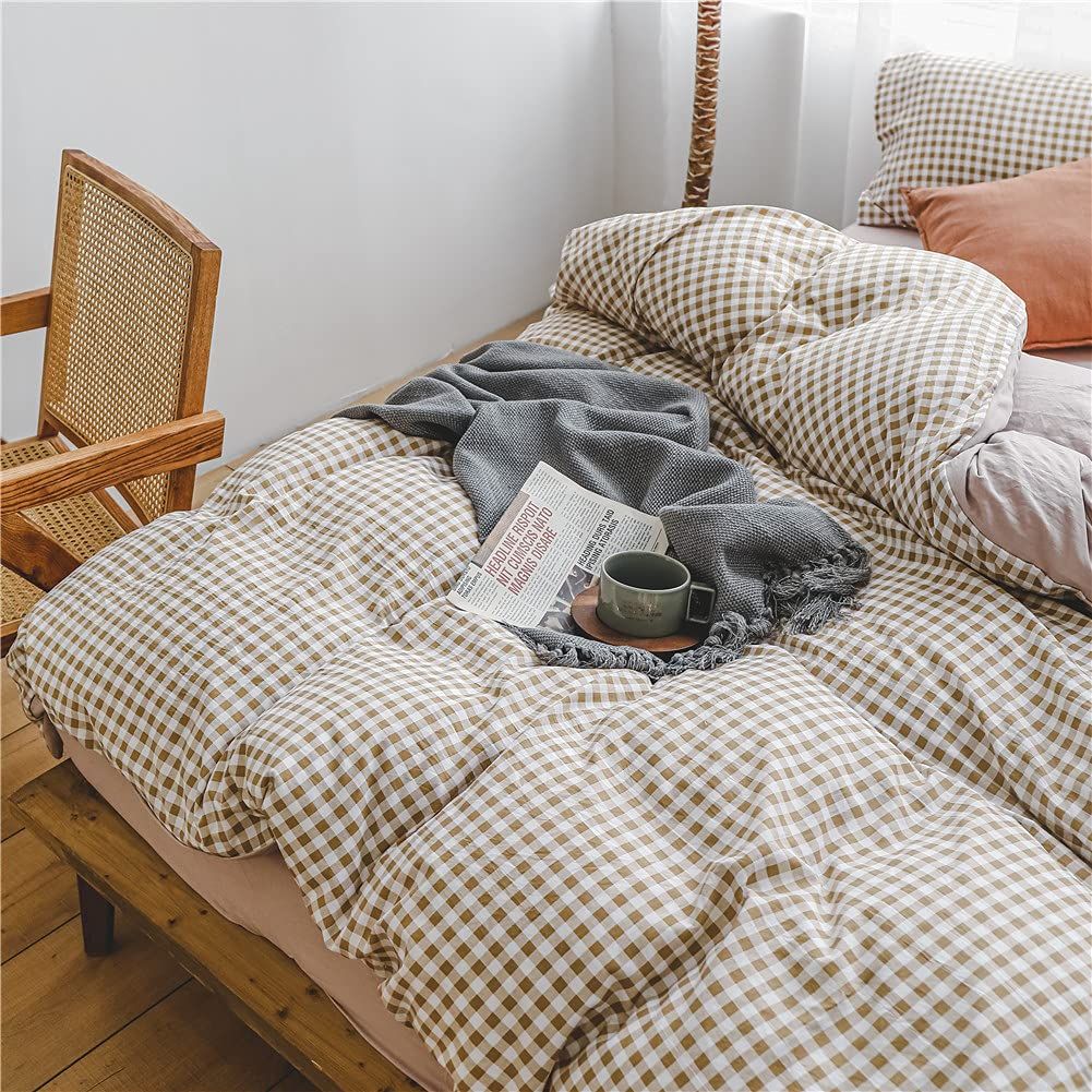 布団カバー チェック柄 シングル ふとんカバー 洗える ダブル 掛け