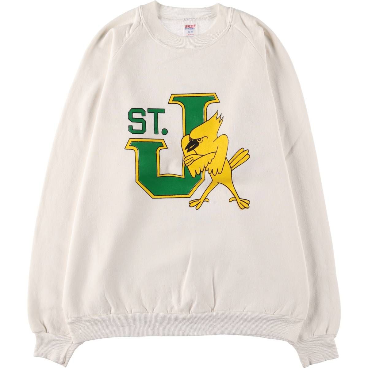 80s希少 ジャージーズ スウェットUSAビッグサイズXXLラッセル フルーツ 古着 80年代 ラッセル Russell JERZEES ジャージーズ カレッジ
