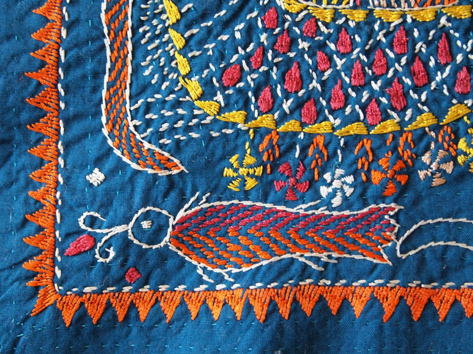 ノクシカタ刺繍の青い布 - メルカリ