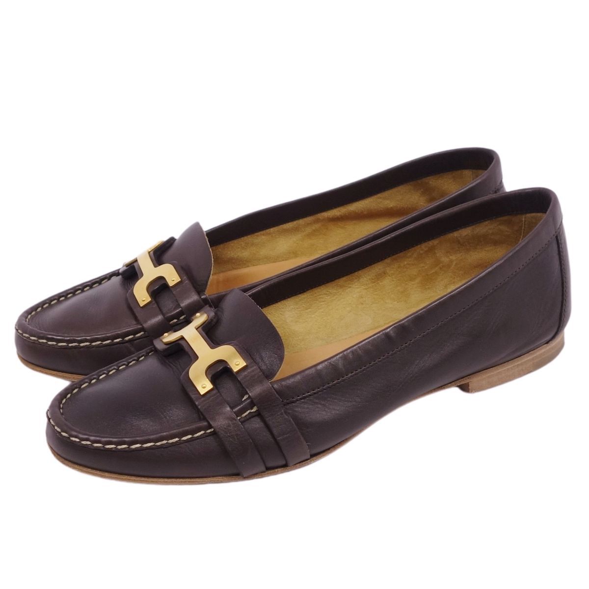 HERMES Hロゴ ローファー 楽天市場】【エルメス】Hermes メンズ Hロゴ パンチング