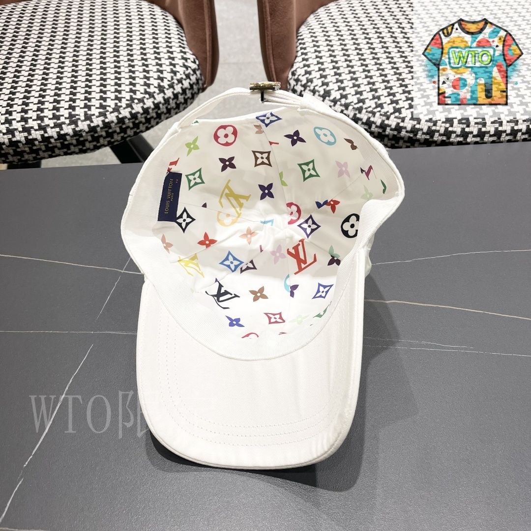 Louis Vuitton 花柄ベースボールキャップ Louis Vuitton 花柄 ベースボールキャップ