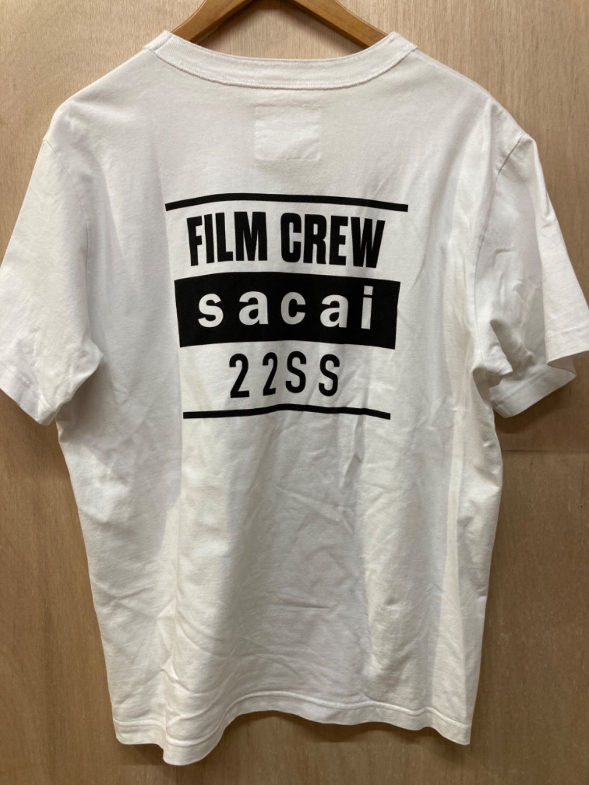 67 sacai 22SS FILM CREW TEE バックプリント Tシャツ