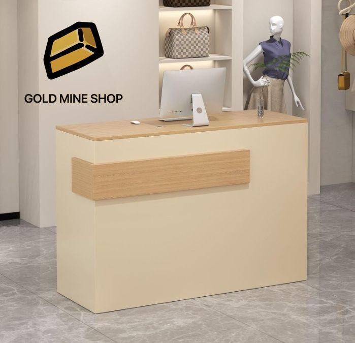 受付カウンター レジカウンター シンプルカウンター 店舗 小型フロント 衣料品店 美容室 インカムカウンター バー受付 衣料品店 美容室 インテリア 業務用 B 120x40x90cm