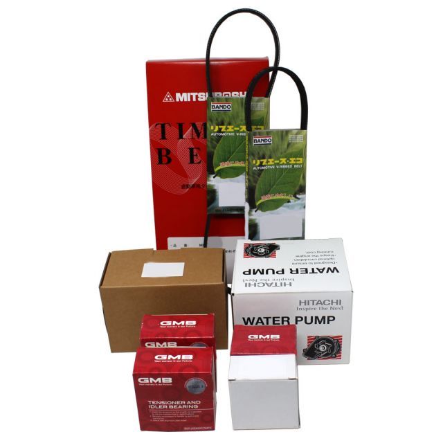 タイミングベルトとファンベルトのセット スバル インプレッサ GGC GGD H18.04～H19.06用 9点セット MFFJ2003 SAT-8901 GT90130 GT90280 STB-F808 F3-028G 5PK875 4PK895 |セット