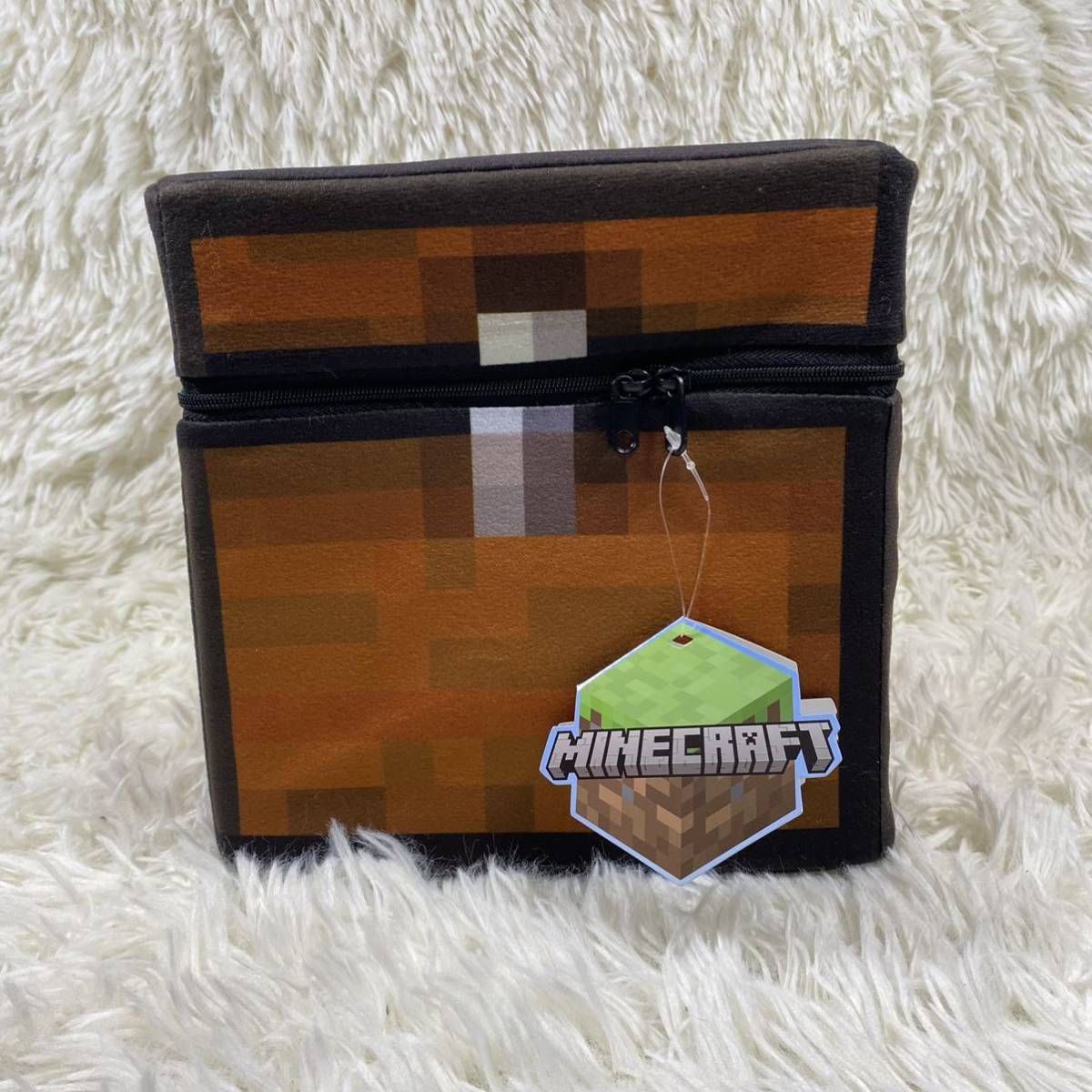 Minecraft - Minecraft マインクラフト ぬいぐるみ＋収納ボックスセット マインクラフト/ザ・ムービー ブロック収納BOX ぬいぐるみ，時計
