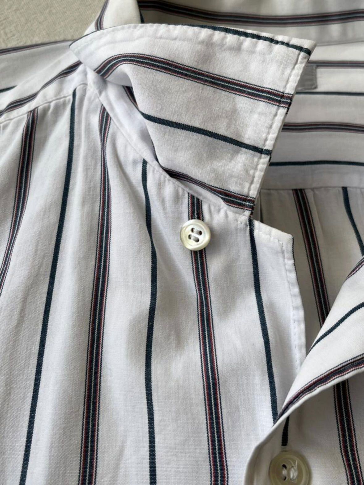 90s COMME des GARCONS HOMME オープンカラー シャツ / コットン 90s COMME des GARCONS HOMME オープンカラー シャツ / コットン