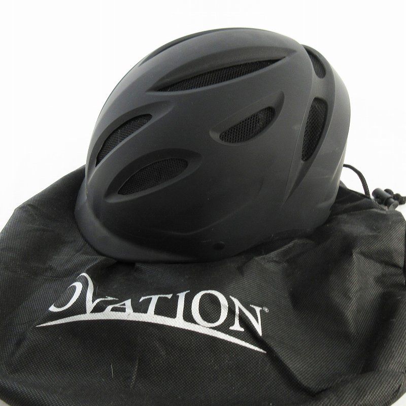OVATION オベーション 乗馬用 ヘルメット ブラック 黒 収納袋 OVATION オベーション 乗馬用 ヘルメット ブラック 黒 収納袋