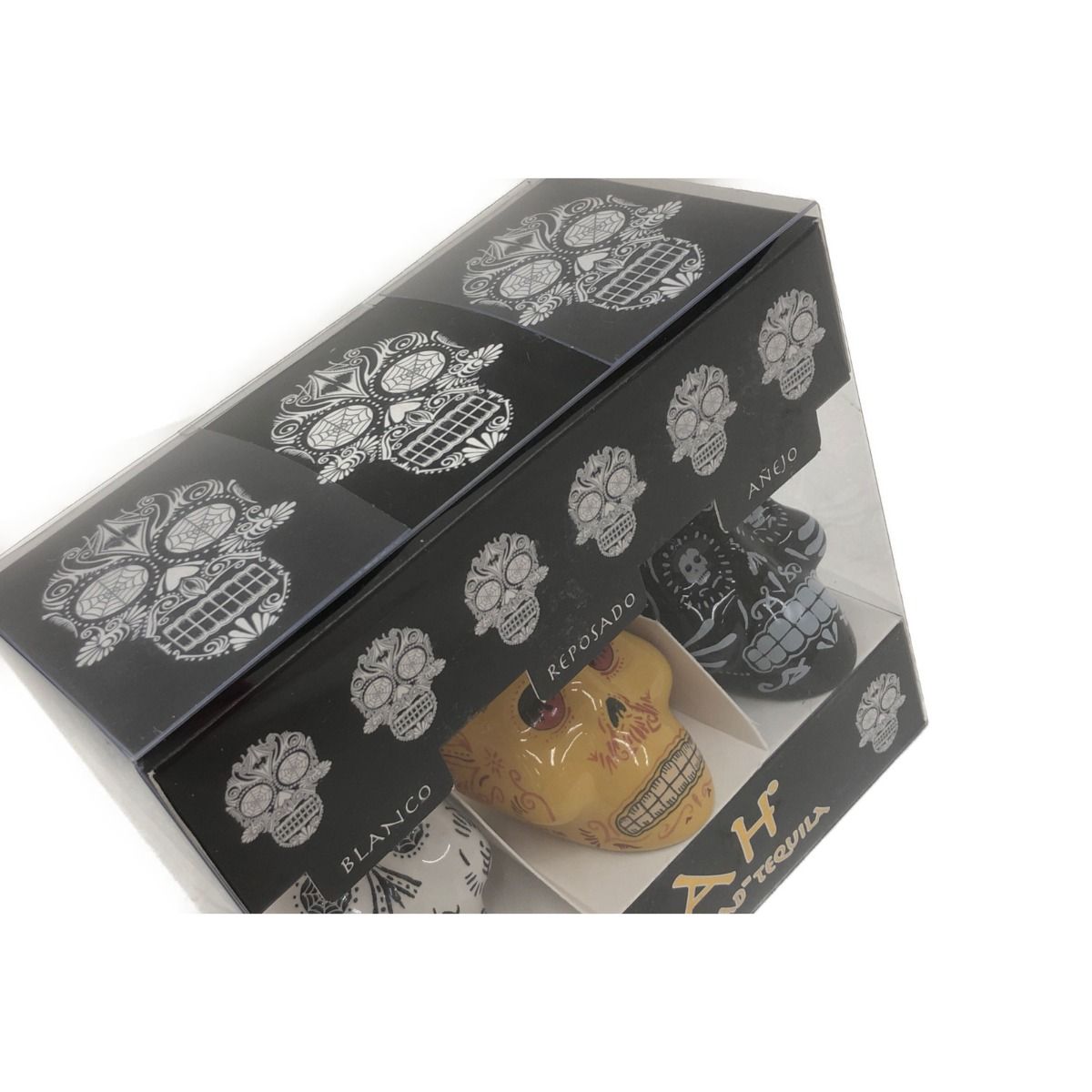 〇〇 KAH カー テキーラ スカル・デキャンタ ミニ3種セット 50ml×3 40