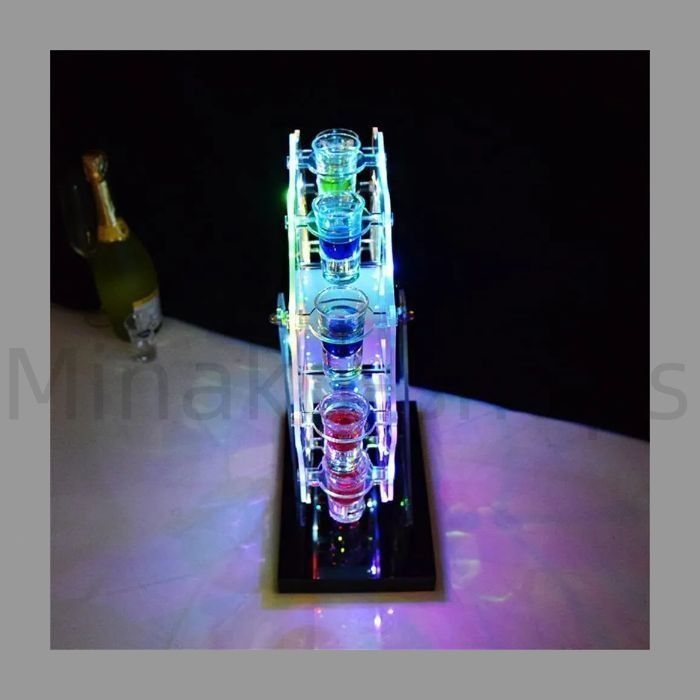 Amazon｜QuiExact テキーラ観覧車 12カップ テキーラ地球儀 回転可能