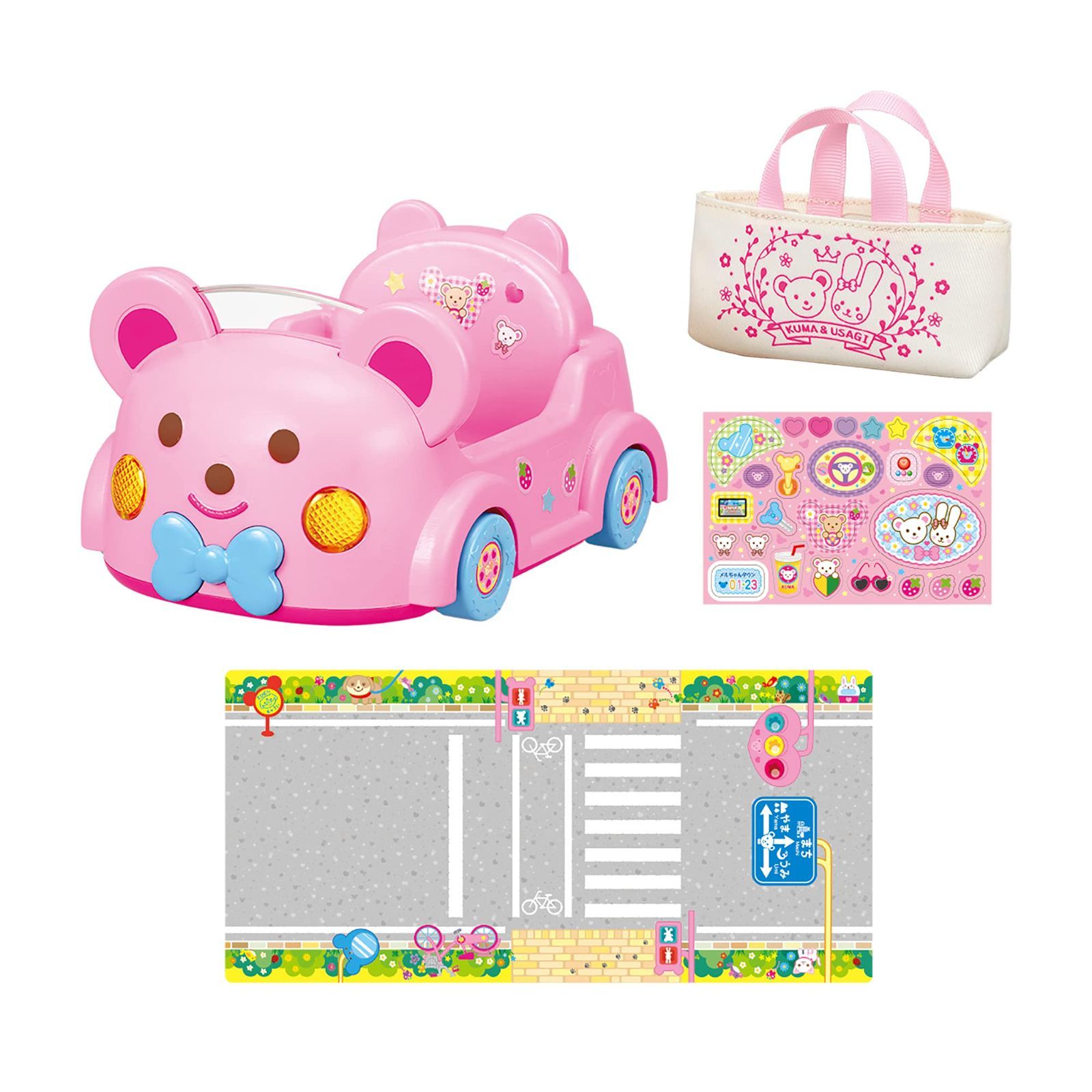 【特価】パイロットインキ メルちゃん おせわパーツ ドライブしましょ くまさんカー