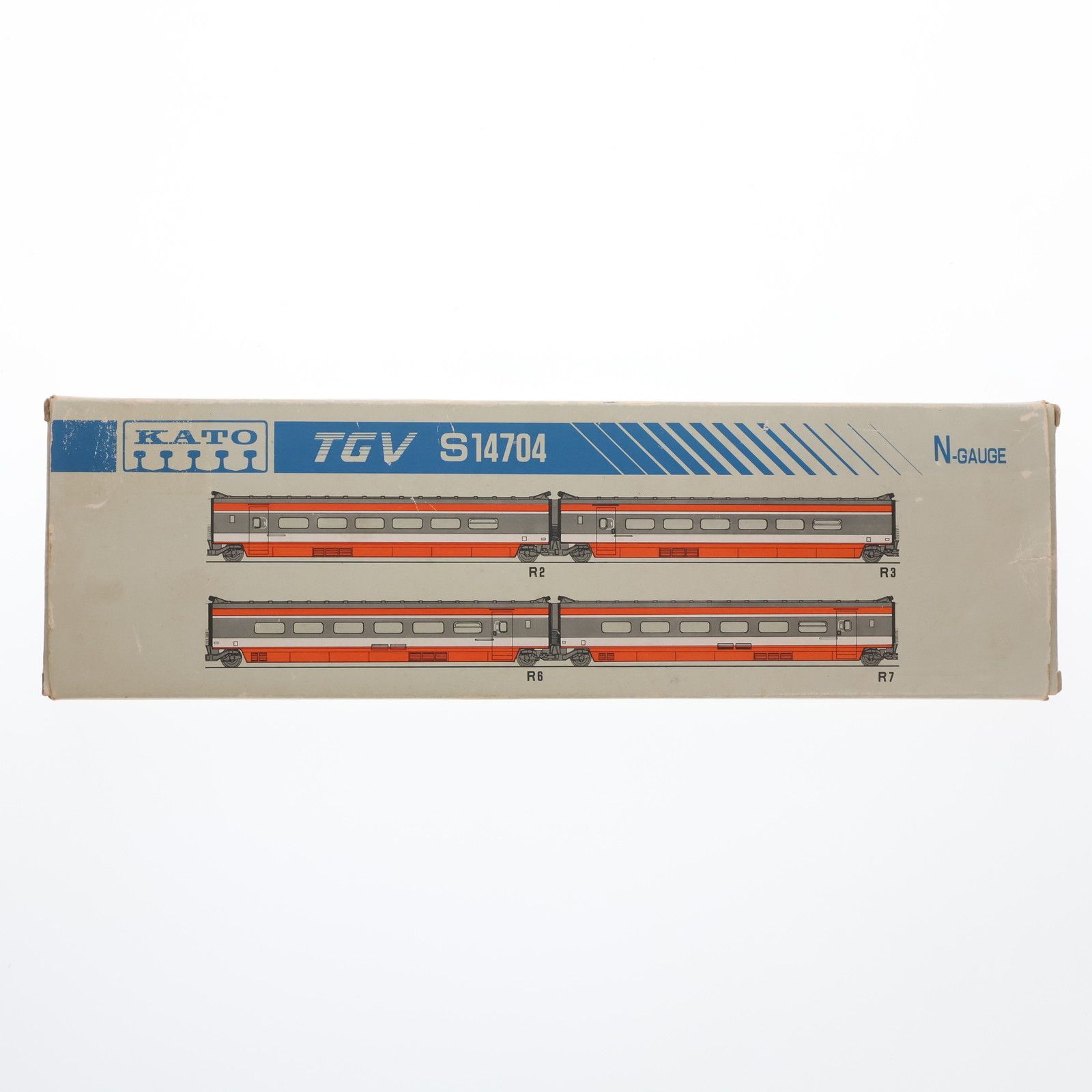 KATO 鉄道模型 TGV S14704 増結4両セット 美品 アンティーク S14704 TGV 4両増結セット(動力無し) Nゲージ 鉄道模型 KATO