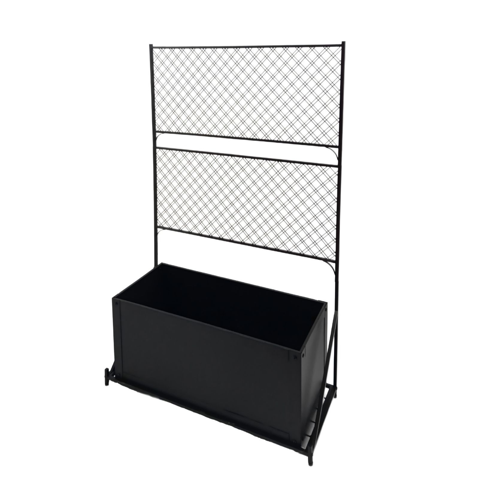 フェンス プランター付き 単体使用 目隠し 目隠し 間仕切り 庭 ガーデニング エクステリア 柵 屋外 パーテーション おしゃれ ガーデンアーチ ローズアーチ 園芸 ガーデニング用品