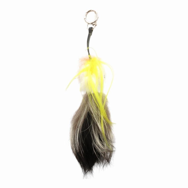 フェンディ FENDI 美品 カールラガーフェルド ファーチャーム