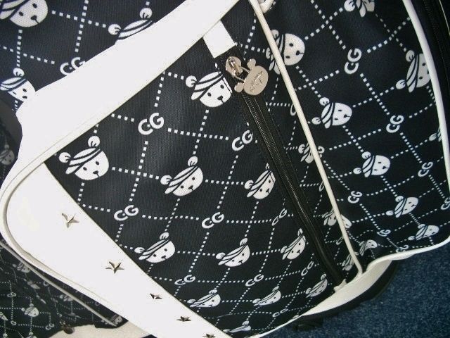 黒白 スタンドバッグ