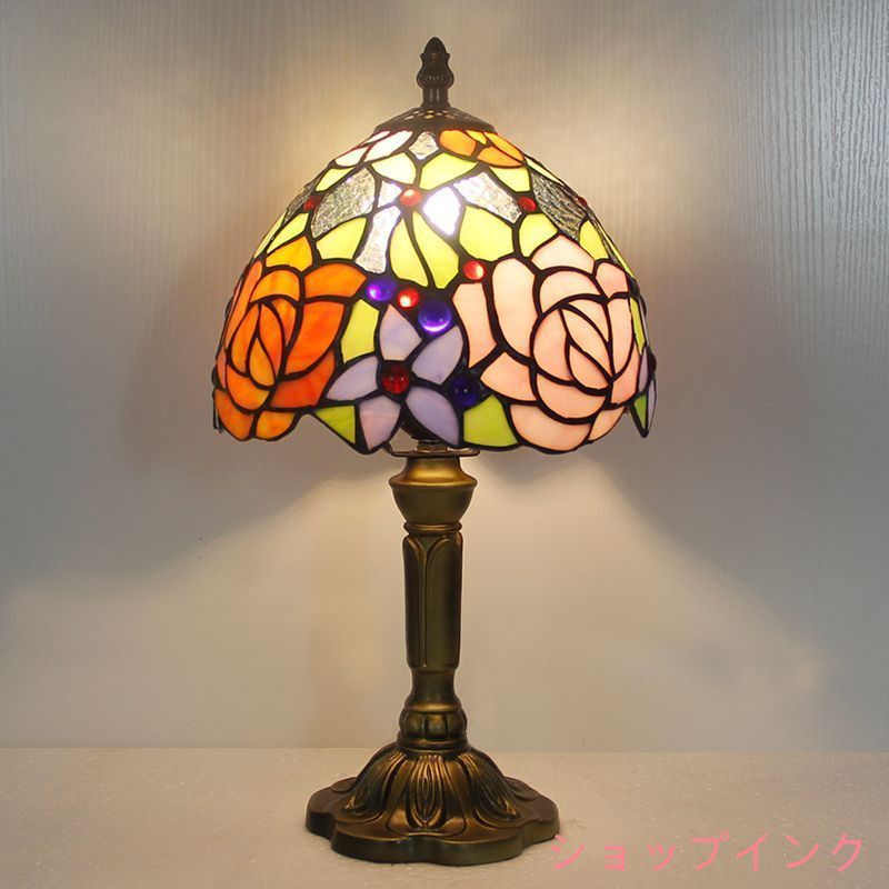 LEDテーブルランプ ステンドグラス 照明クラシック ヨーロッパ