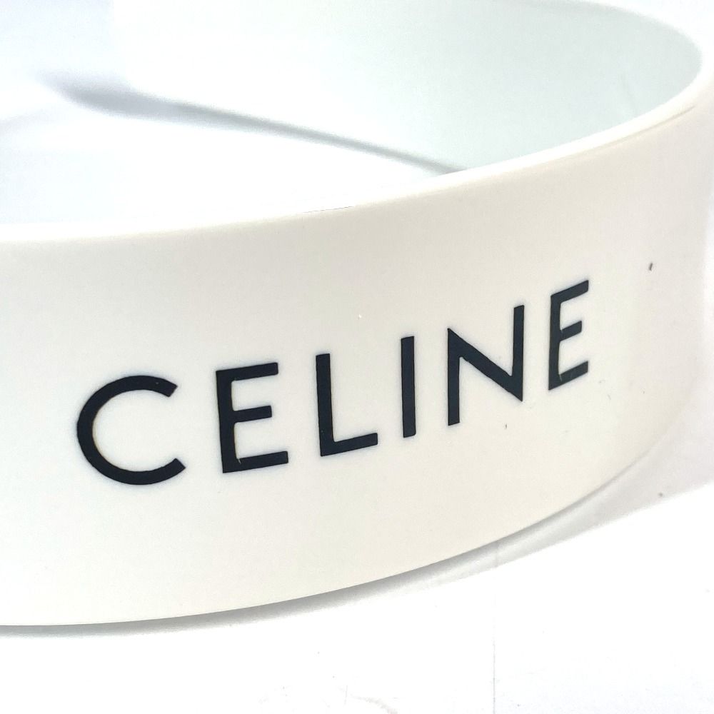 CELINE セリーヌ カチューシャ ロゴ プラスチック - メルカリ