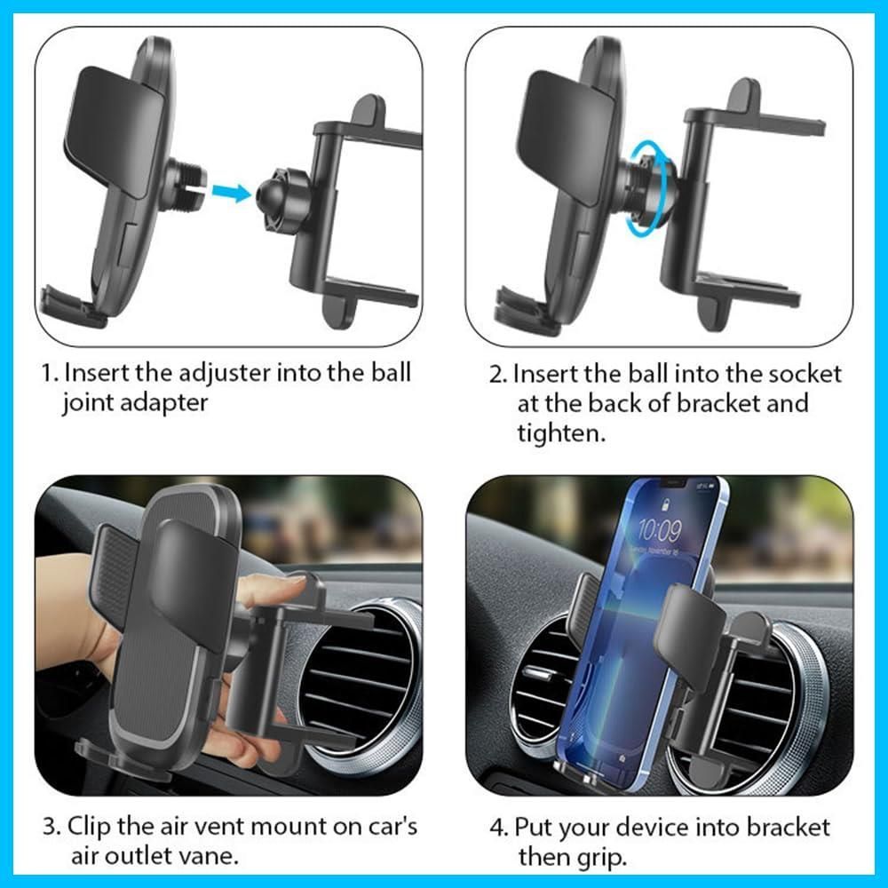 【在庫セール】ベンツ ベンツ ベンツ CLAクラススマホスタンド Aクラススマホホルダー 車載ホルダー アクセサリー Aクラス/CLAクラス/EQA カーマウント 専用の丸型エアコン出口用、強力なマグ