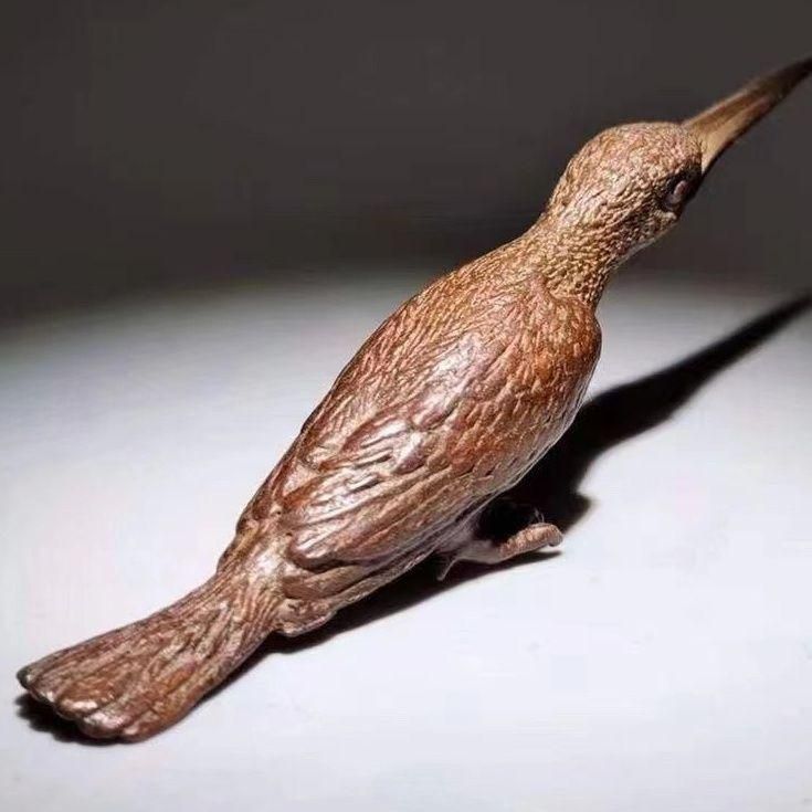 銅細工 鳥 茶寵 茶道具 香道具 装飾品 工芸品 美術品 置物