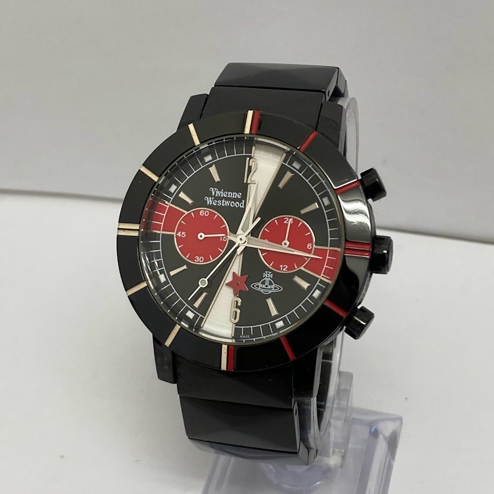 ヴィヴィアンウエストウッド Vivienne Westwood VW-2352 クロノ SS クオーツ時計メンズ 中古