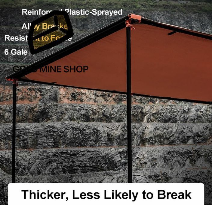 車用オーニング 引き出し式ルーフラック