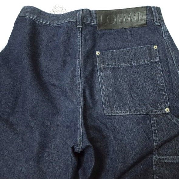 LOEWE ロエベ 22SS イタリア製 PATCHED DENIM TROUSERS ダブルニー