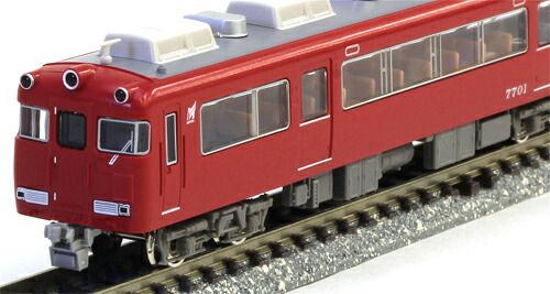 名鉄7700系(妻面窓付き)基本2両編成セット(動力付き) 【グリーン 名鉄7700系(妻面窓付き)基本2両編成セット(動力付き) 【グリーン