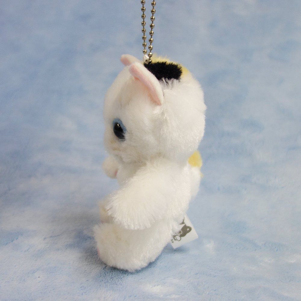 ボールチェーン付きマスコット みけまる 猫 マスコット 高さ12cm