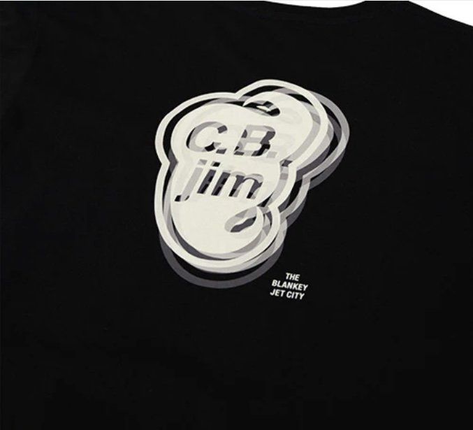 BLANKEY JET CITY BJC Vinyl JKT Tシャツ C.B.Jim ブラック L