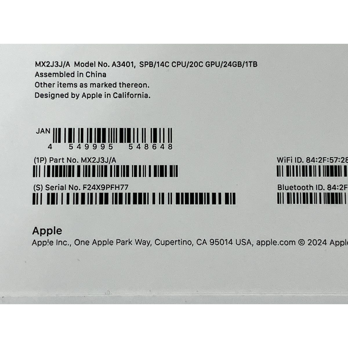 MacBook Pro14インチ