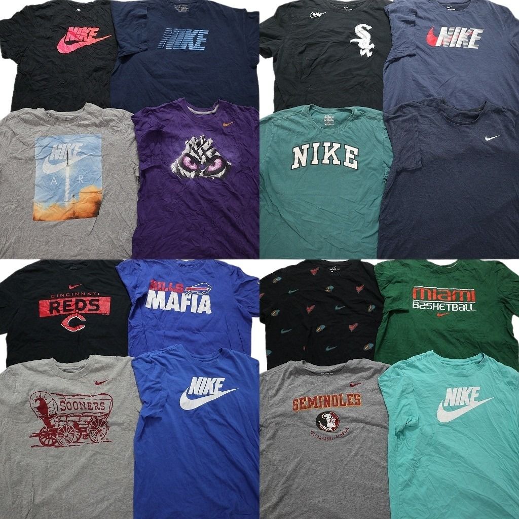 古着卸 まとめ売り ナイキ NIKE 半袖Tシャツ 16枚セット (メンズ XL