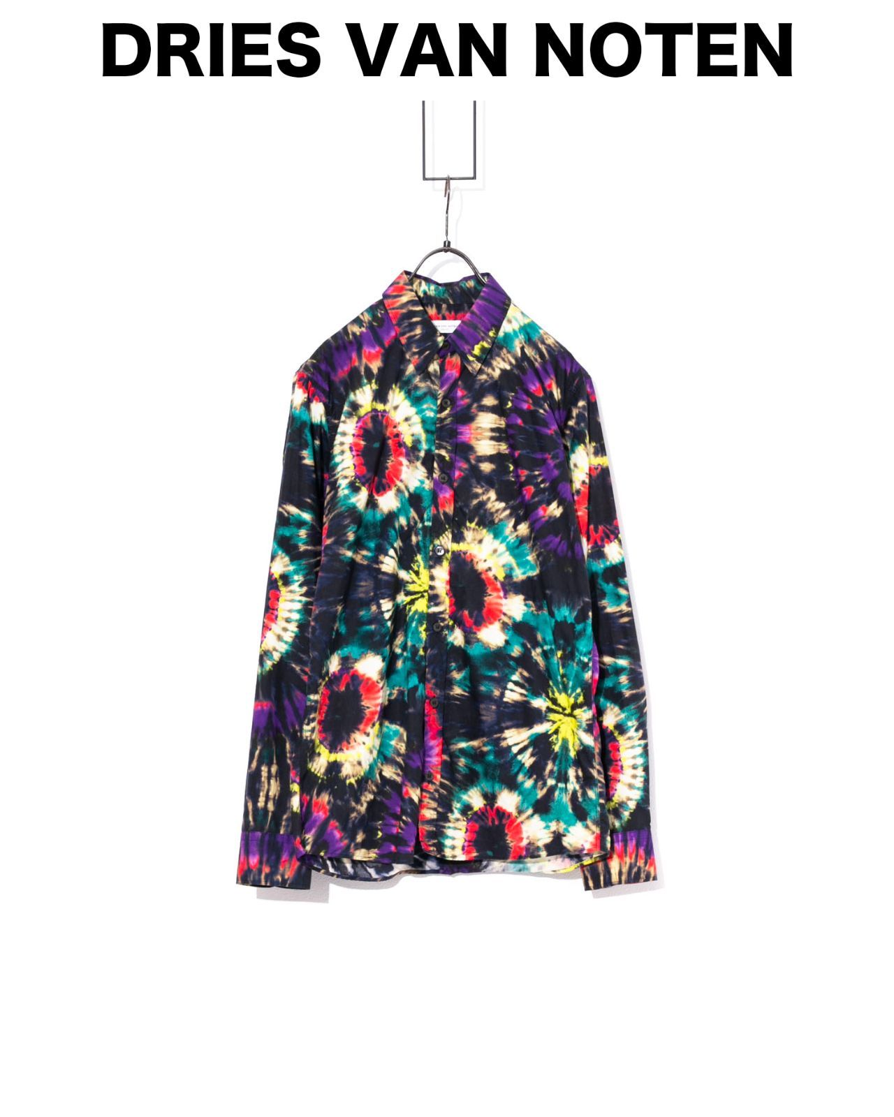 DRIES VAN NOTENタイダイ柄 長袖シャツサイズ44 DRIES VAN NOTEN