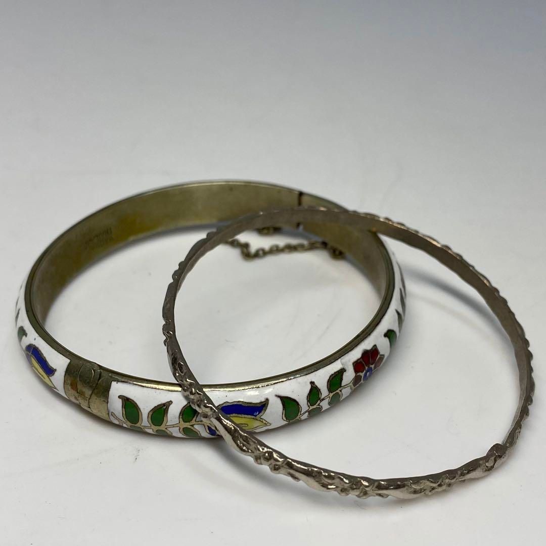 銀七宝 孔雀ブローチ等 販売 121g 東H6-0428ア11 純銅の七宝と孔雀の