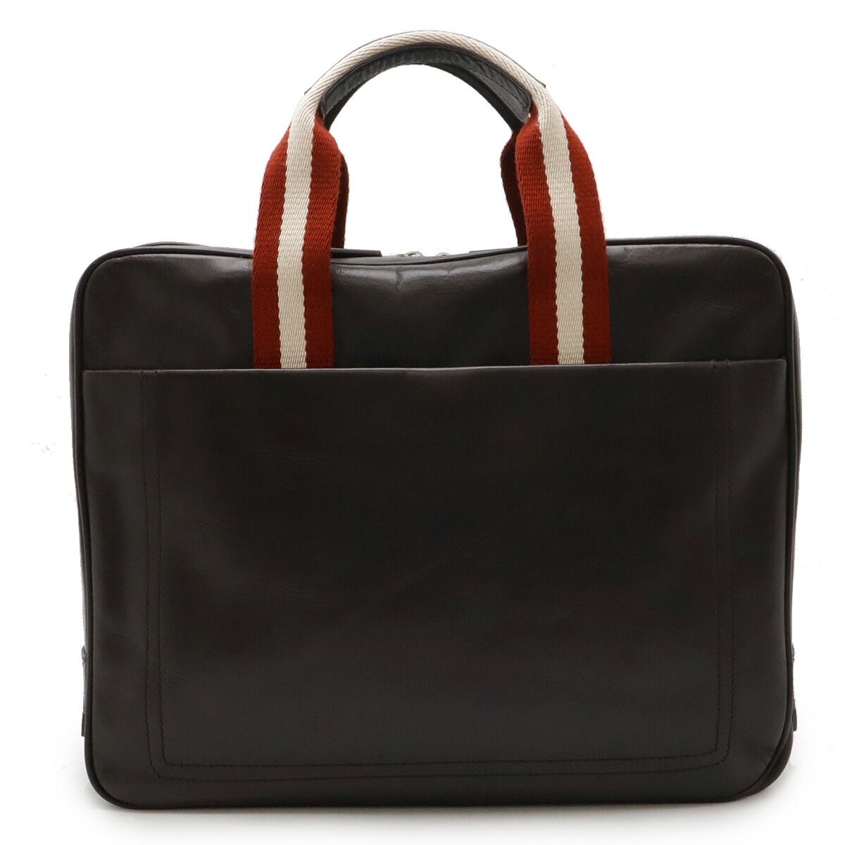 BALLY バリー トレインスポッティング ビジネスバッグ ブリーフケース 書類カバン レザー ダークブラウン 茶 ポーチ付き TOTTON-SM|261