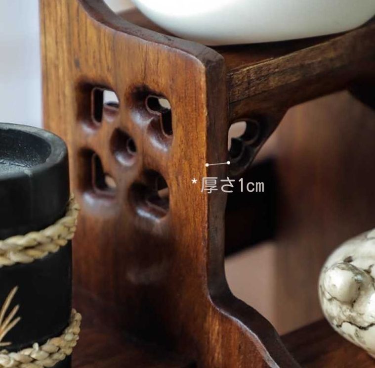 梅実木　棚　茶器立て　工芸品　紫砂　急須　ボーグ架　置物　展示ラック Amazon.co.jp: 梅実木 棚 茶器立て 工芸品 紫砂 急須 ボーグ架