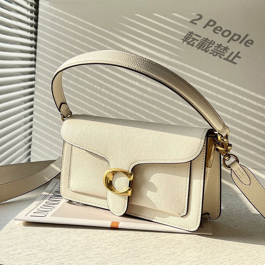 COACH コーチ 73995 タビー ショルダー バッグ 26 ホワイト 白 2WAY  