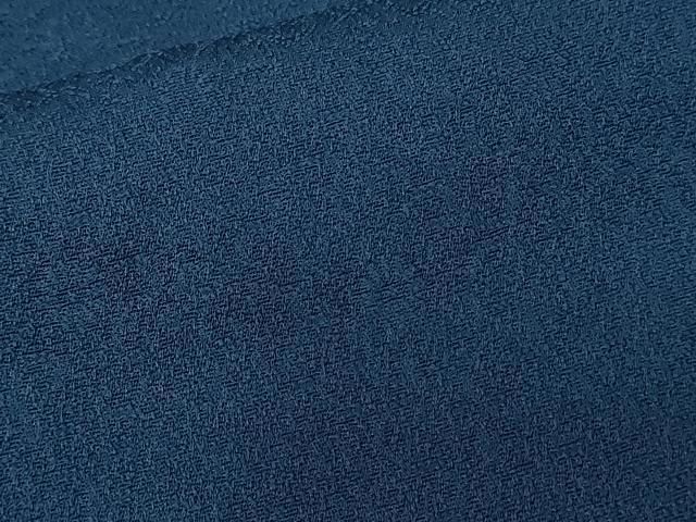 平和屋着物○上質な色無地 唐草地紋 二藍色 正絹 逸品 CAAW3832vf