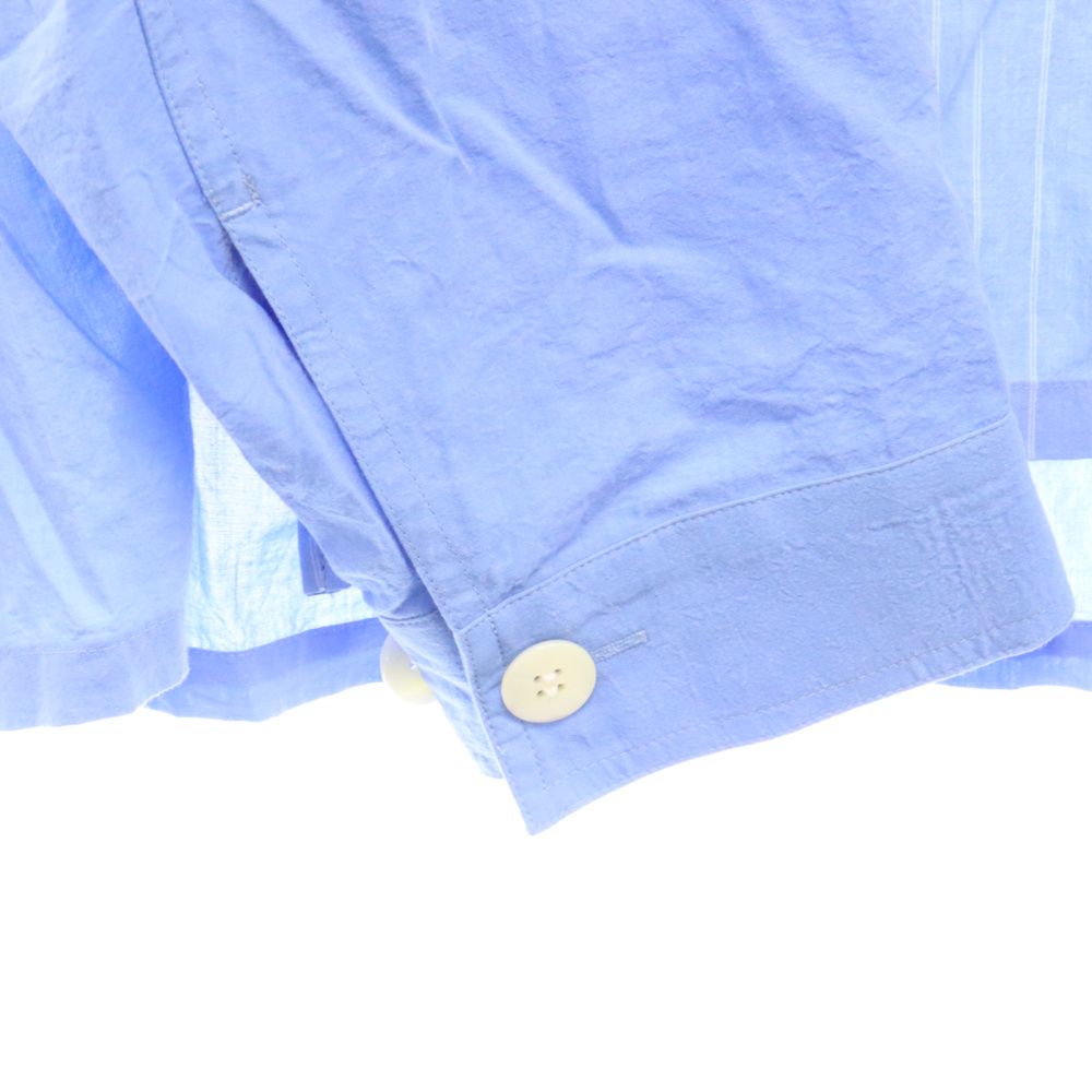 FACETASM (ファセッタズム) STRIPED ZIPPER SHIRT ストライプ ジッパー