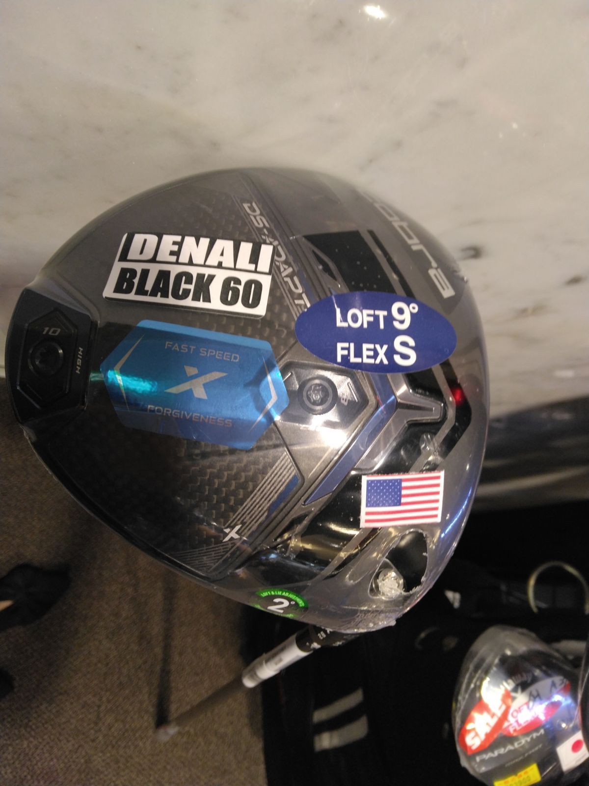 Dr USA直輸入品 コブラ 2025 DS-ADAPT X Driver ドライバー 右用 9° Denali Black 60 S 新橋店