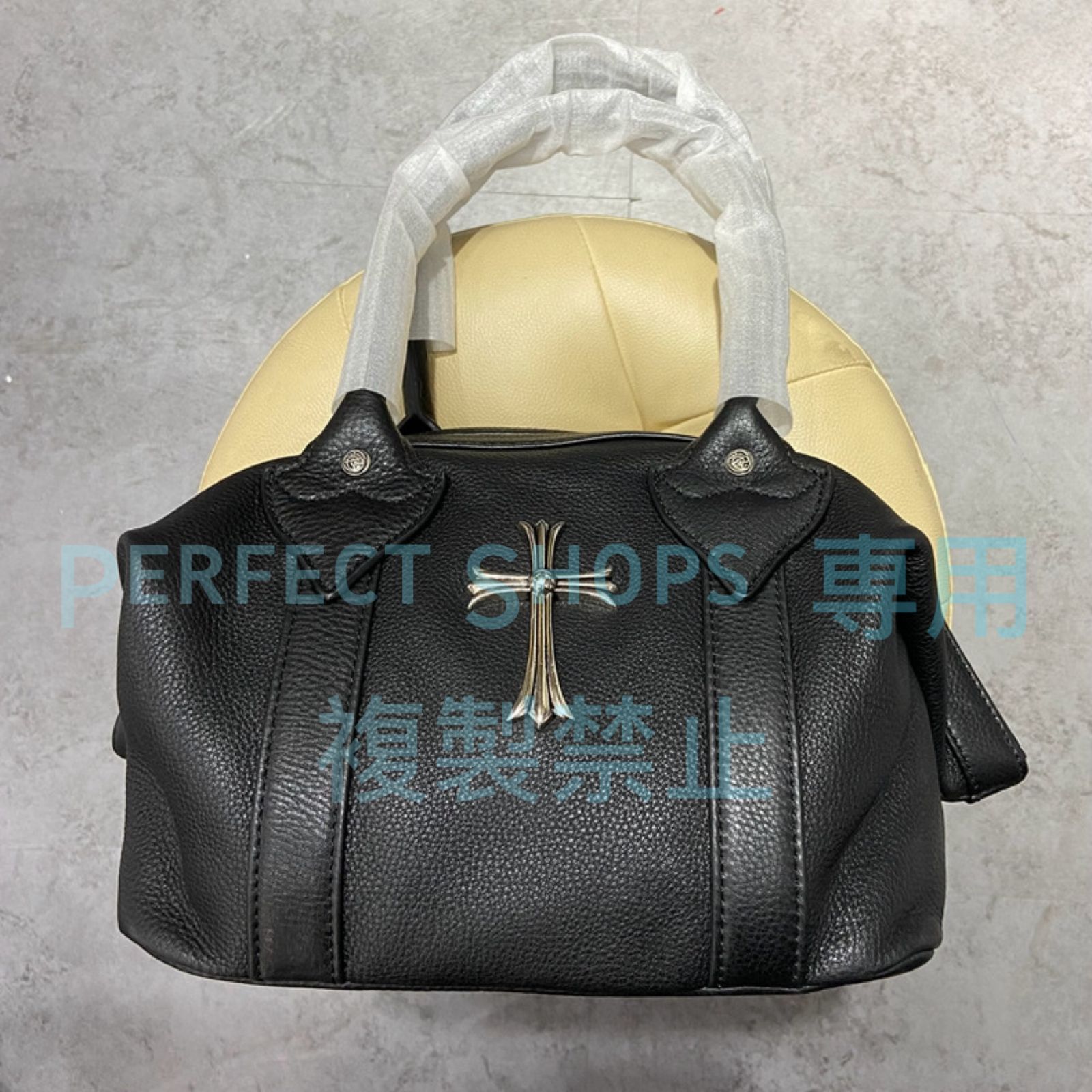 超人気 Chrome Hearts MONICA クロムハーツ モニカ ファッション 男女兼用 レディース メンズ ラージクロス バッグ ハンドバッグ  トートバッグ ブラック - メルカリ