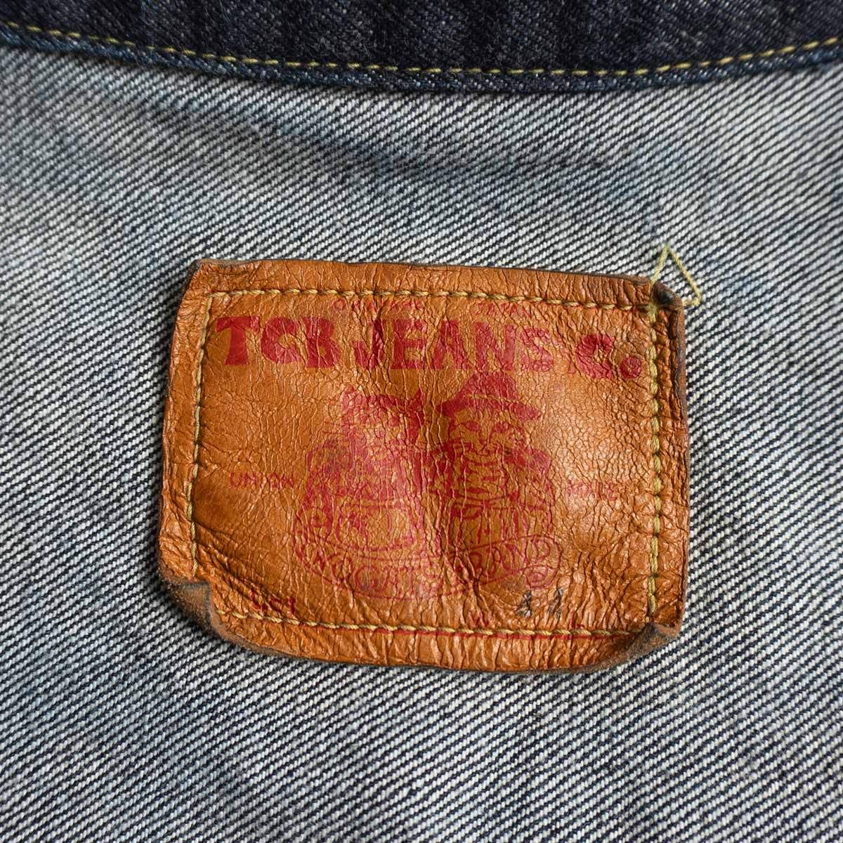 美品】TCB jeans【S40's Jacket】44 大戦モデル Tバッグ デニム