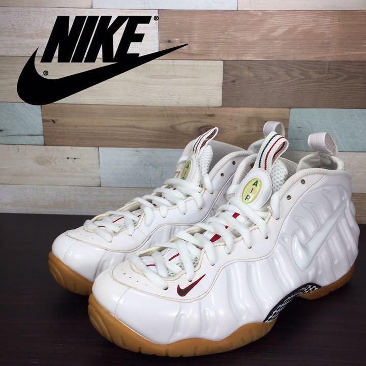 NIKE AIR FOAMPOSITE PRO ナイキ エアフォームポジット プロ ホワイト グッチ 28.5cm U07893 624041-102  - メルカリ