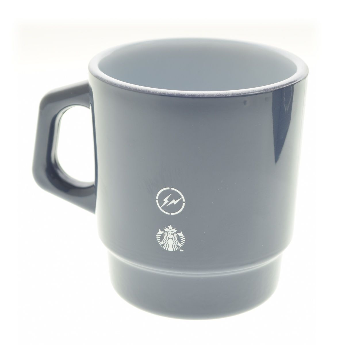 starbucks fireking fragment コラボグラスマグカップ スタバ×藤原ヒロシのフラグメントデザイン、ファイヤーキングの