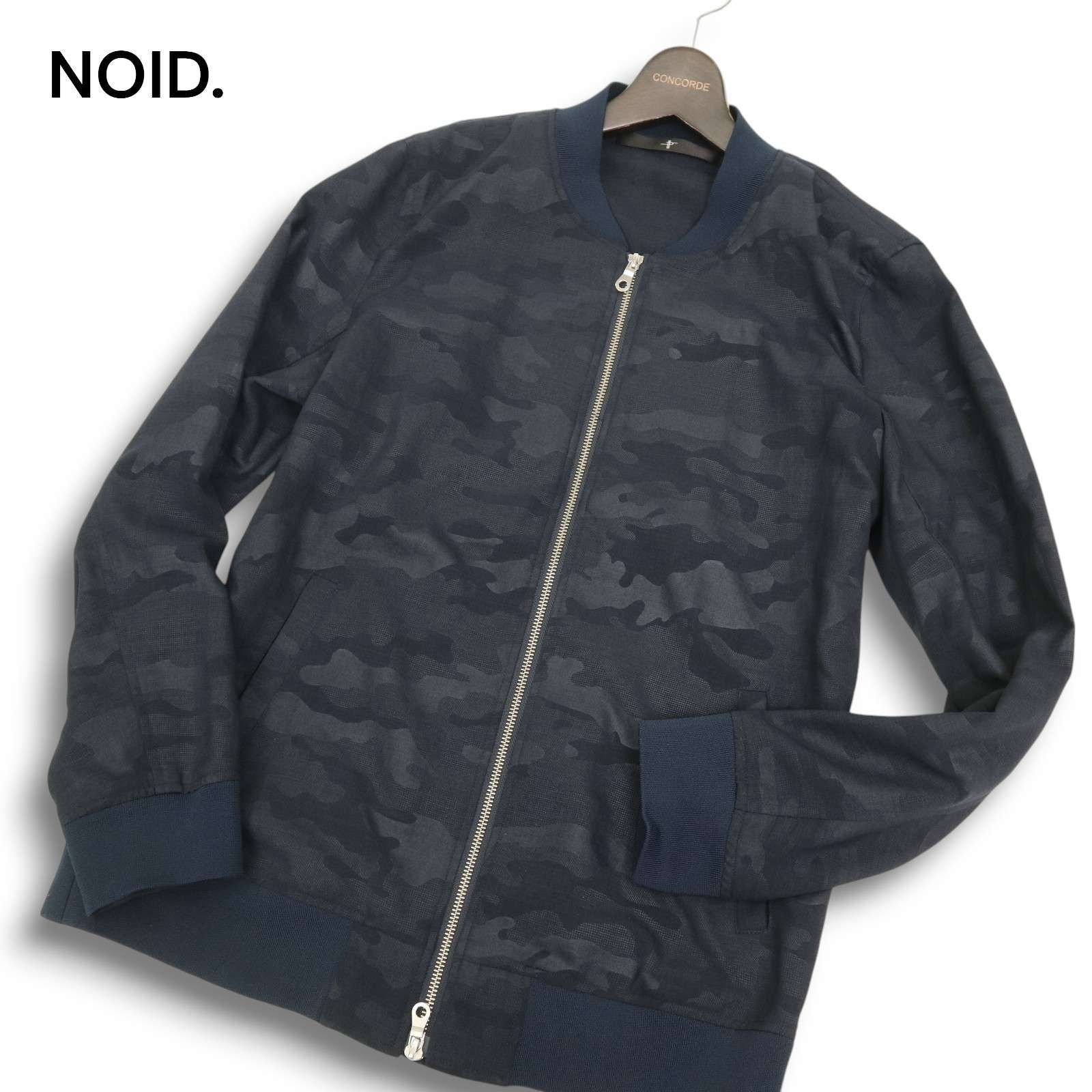 ノーアイディー　ma-1 NOID. ノーアイディー 通年 Pクロス カモフラ 迷彩 エンボス