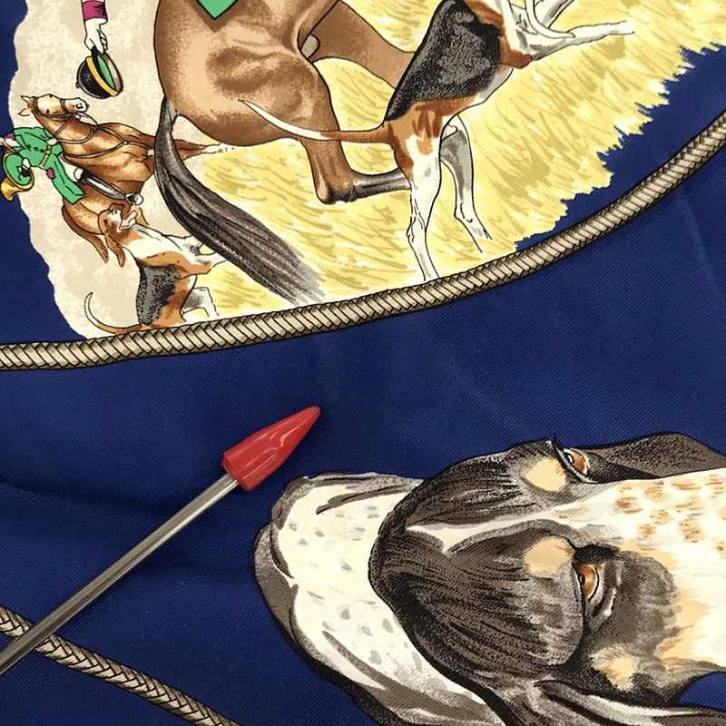 エルメススカーフLE LAISSER COURRE 猟犬 HERMES 【箱付き】 エルメス シルク カレ90 LE LAISSER COURRE