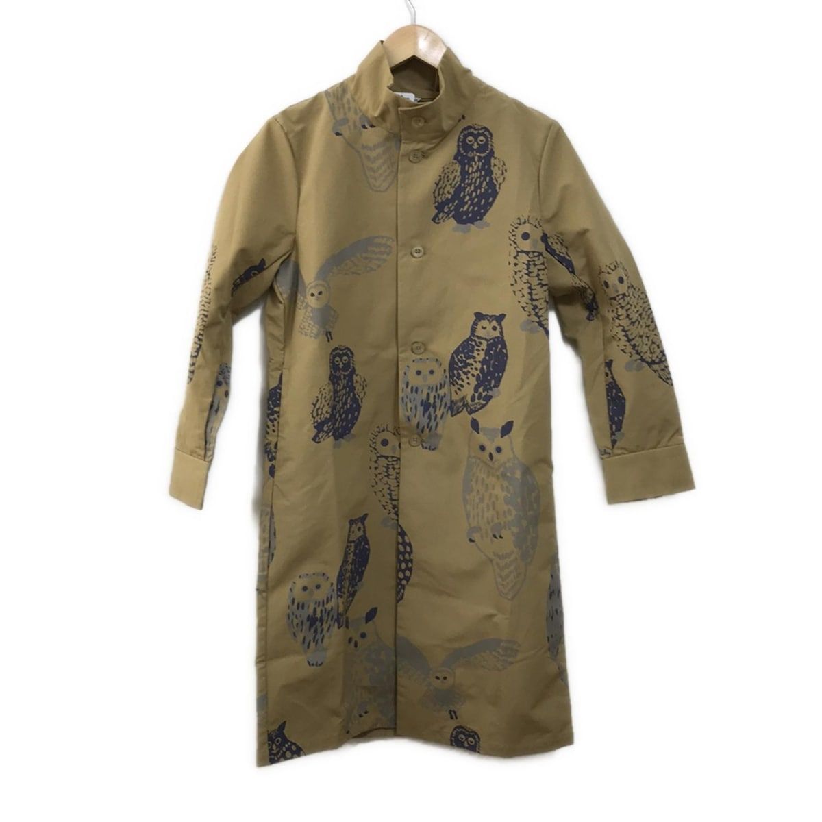 SOU・SOU(ソウソウ) コート サイズS メンズ - ベージュ×ライトブルー