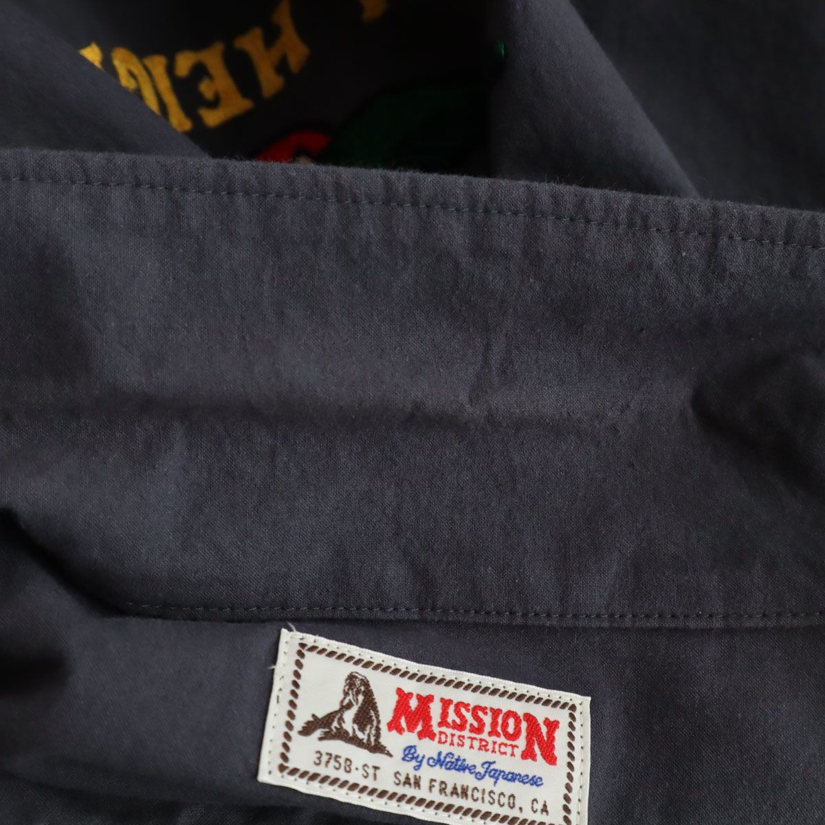 MISSION DISTRICT 日本製 ドリズラー ジャケット L チャコールグレー 