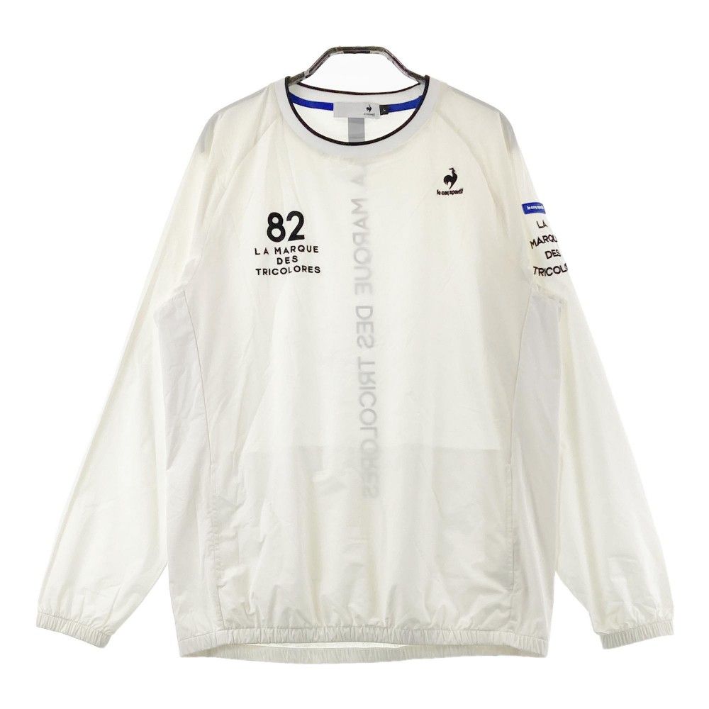 サイズ：L LECOQ GOLF ルコックゴルフ  ウインド プルオーバー  ホワイト系 [240101327269] ゴルフウェア レディース ストスト