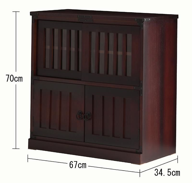 民芸家具調 水屋たんす
