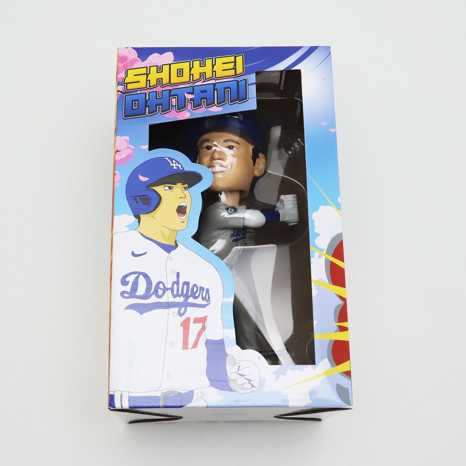 大谷翔平 ボブルヘッド ドジャース グレー ビジターユニフォーム SHOHEI OHTANI Dodgers Bobblehead フィギュア