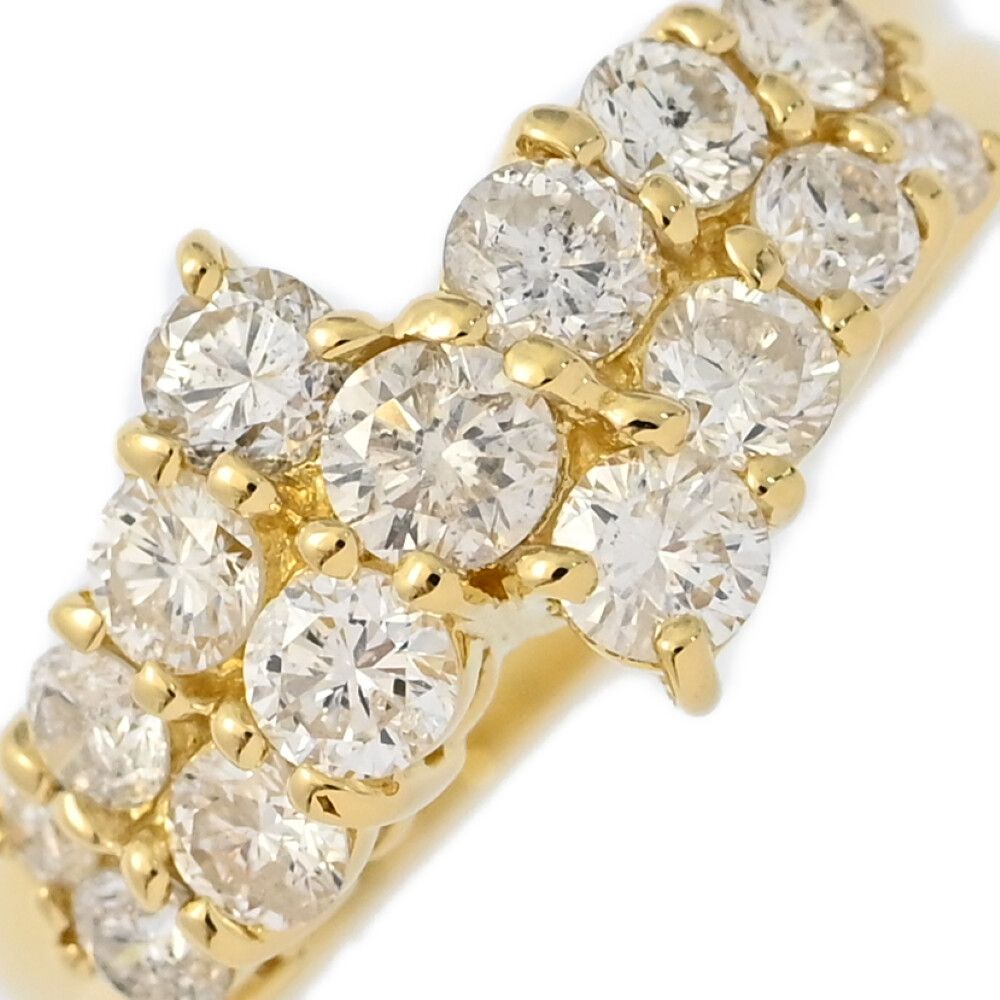 1.13ct|ダイヤモンド リング･指輪|K18YG|750-3.7g|13号| 53|イエローゴールド|プレゼント|記念日|4月誕生石 ♀ N レディース 590202